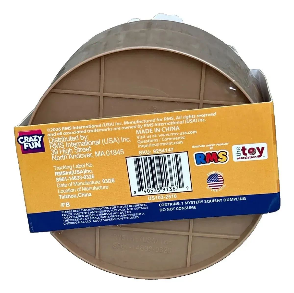 Squishy Dumpling Original Estirable Aleatorio GOLD GLITTER Edition antiestrés RMS