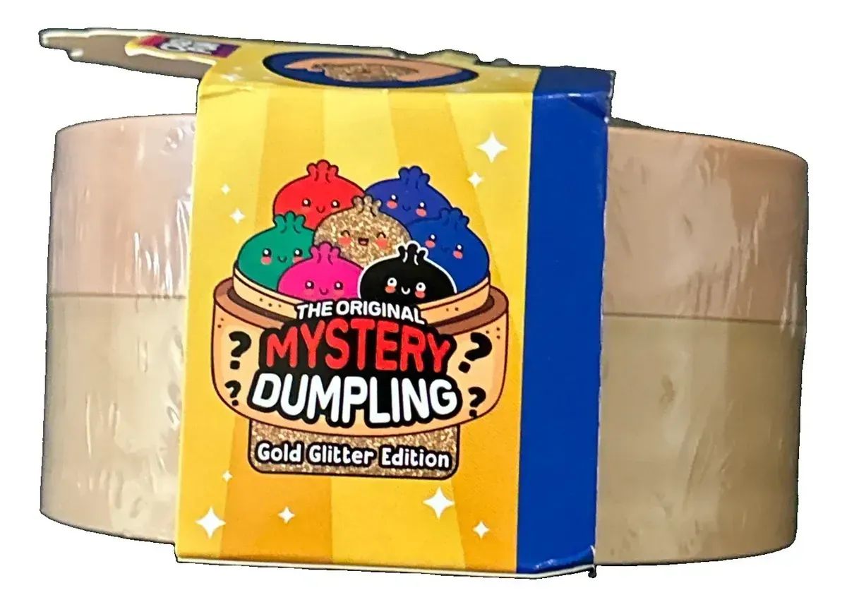 Squishy Dumpling Original Estirable Aleatorio GOLD GLITTER Edition antiestrés RMS
