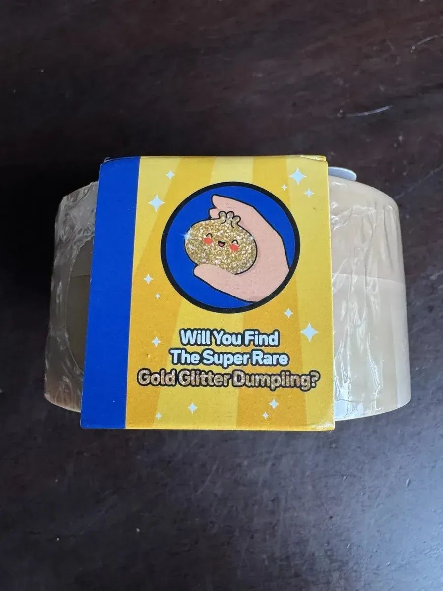 Squishy Dumpling Original Estirable Aleatorio GOLD GLITTER Edition antiestrés RMS