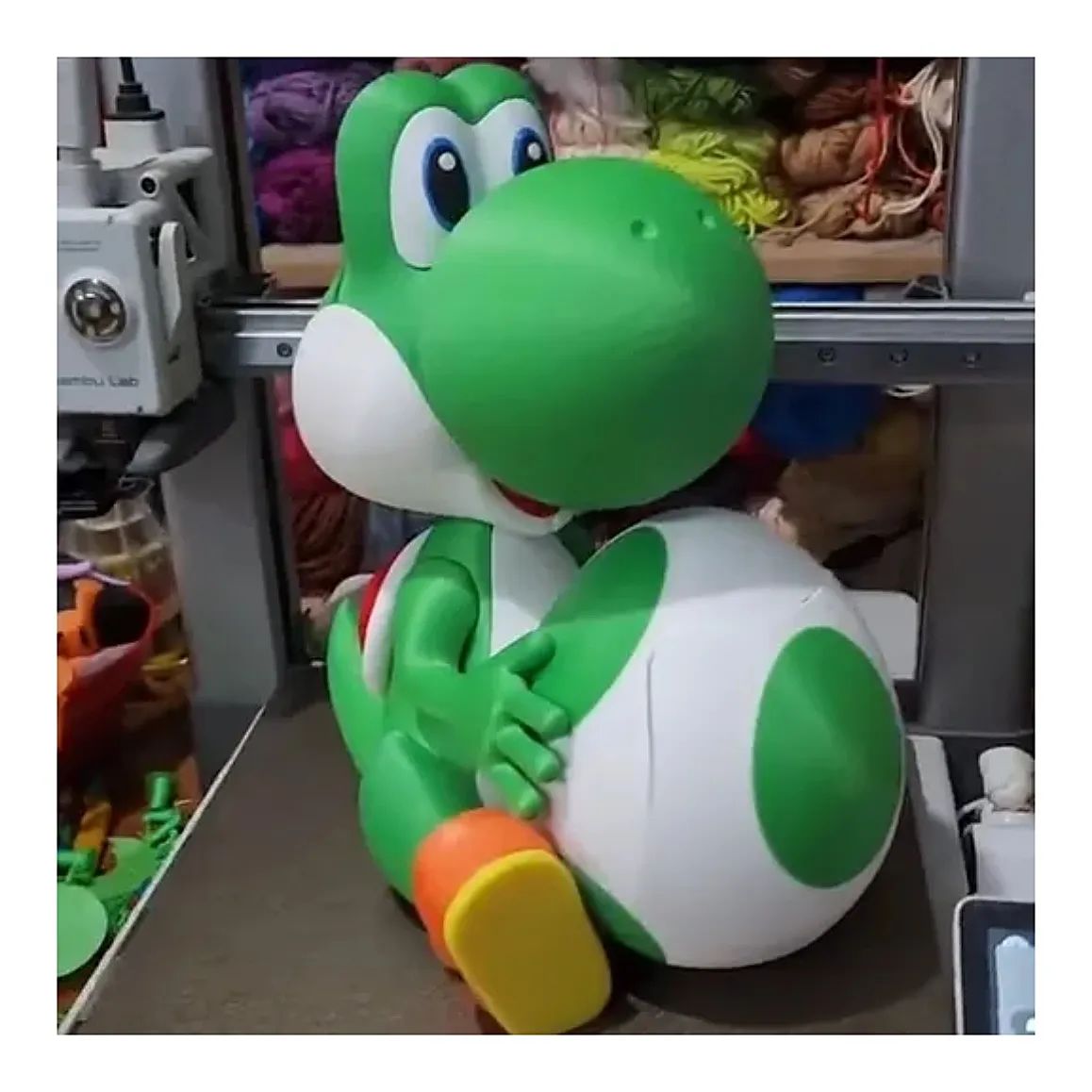 Palomera Yoshi Mario Bros Galaxy Impresión 3D Pop Corn Canchita Palomitas