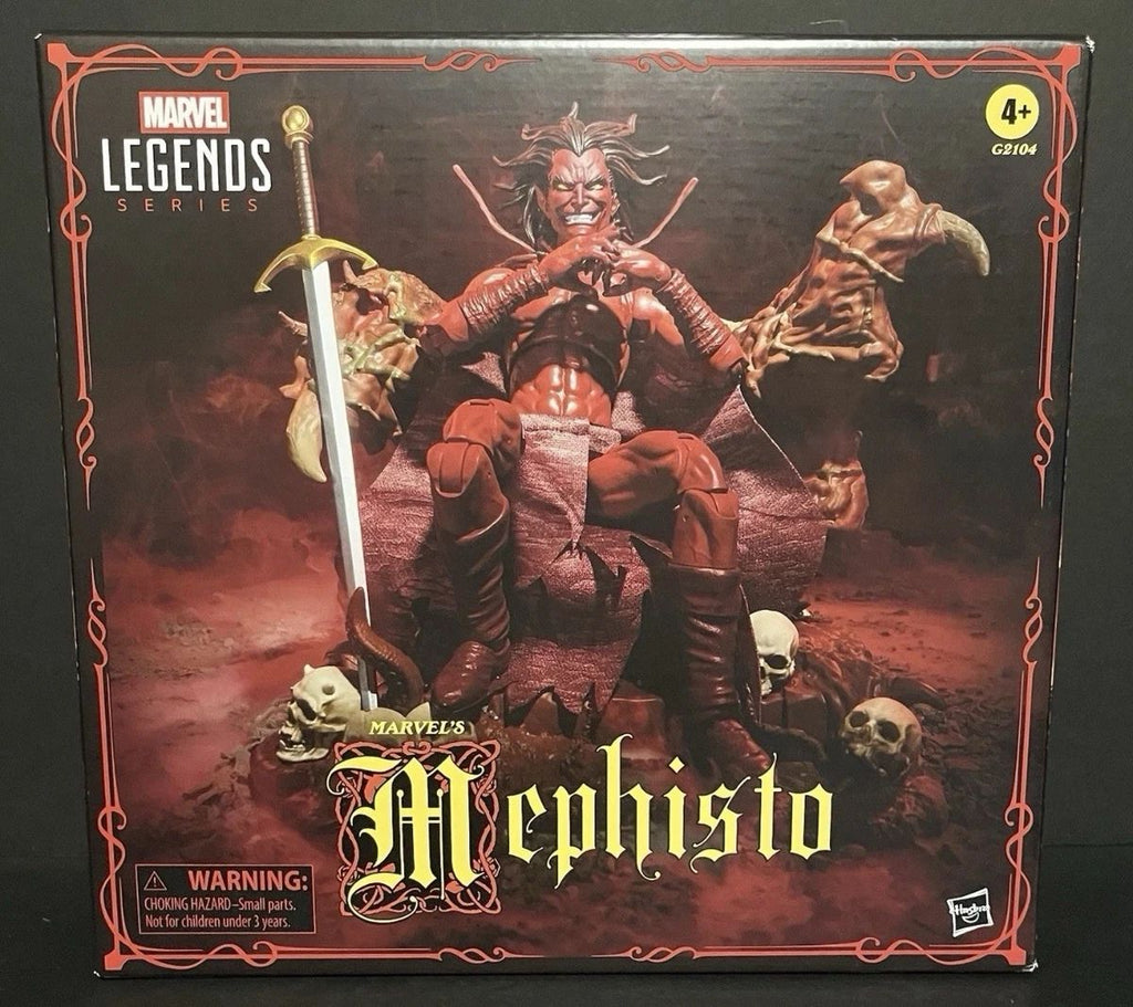 Figura Mephisto con Trono Infernal Throne Marvel Legends Deluxe Exclusiv0