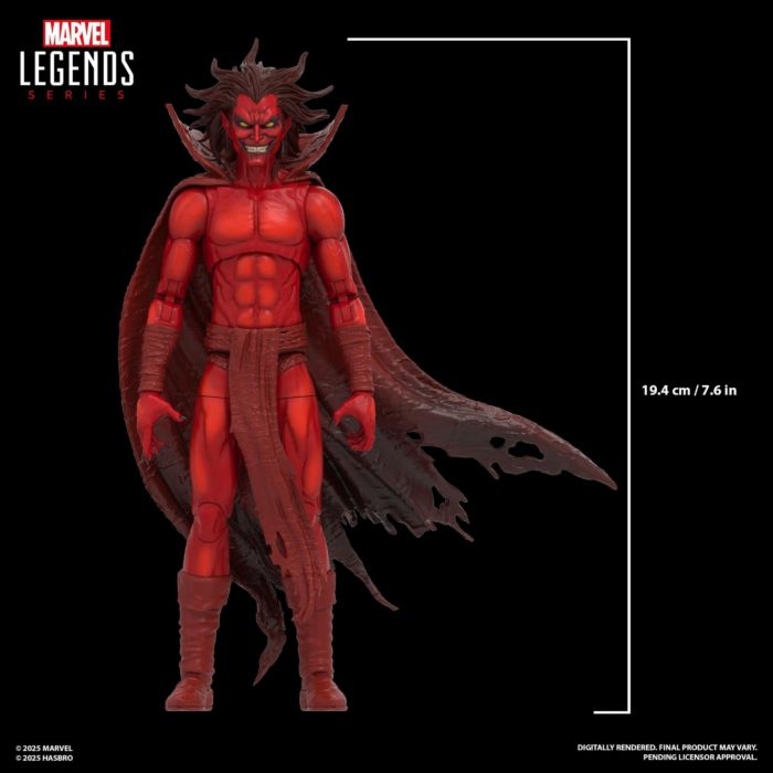 Figura Mephisto con Trono Infernal Throne Marvel Legends Deluxe Exclusiv0
