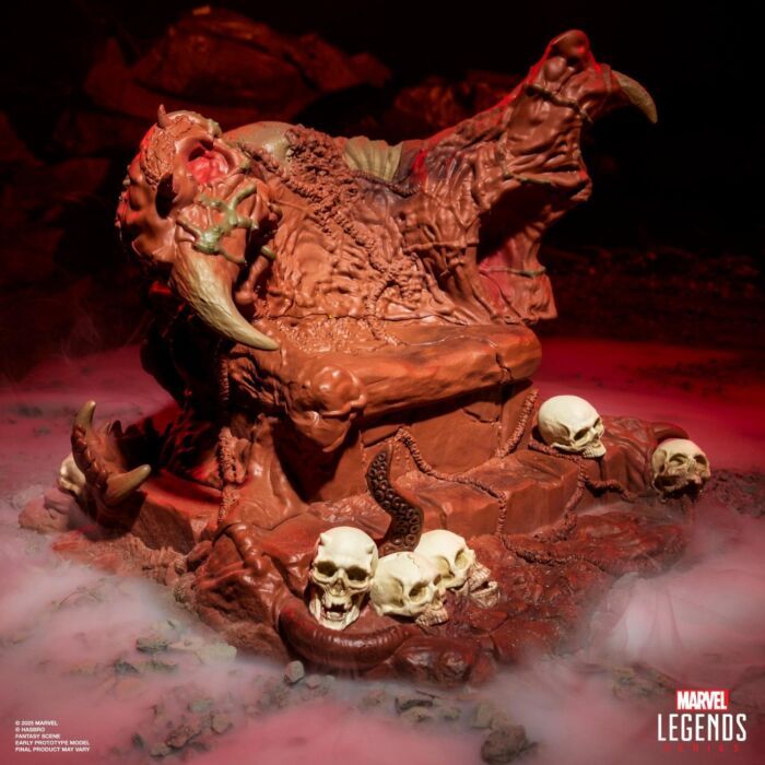 Figura Mephisto con Trono Infernal Throne Marvel Legends Deluxe Exclusiv0