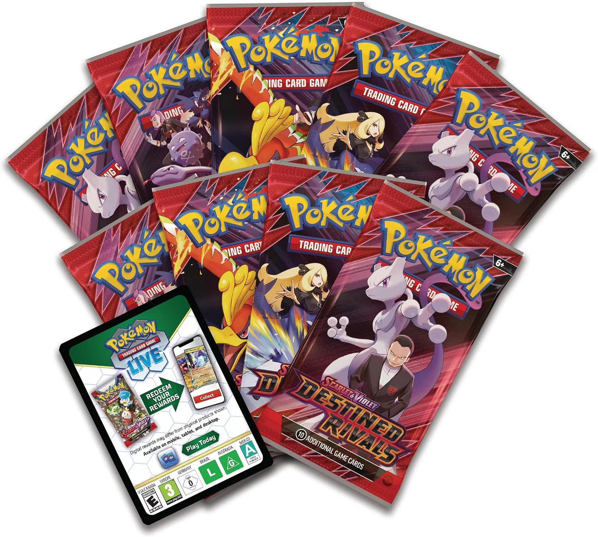 Pokémon Tcg Destined Rivals Elite Trainer Box ETB en INGLES