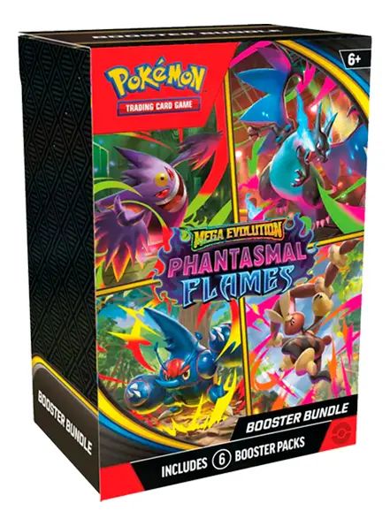 Pokémon Tcg Phantasmal Flames Booster Bundle Llamaradas Fantasmales en ESPAÑOL