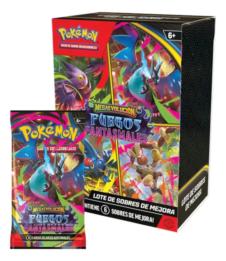 Pokémon Tcg Phantasmal Flames Booster Bundle Llamaradas Fantasmales en ESPAÑOL