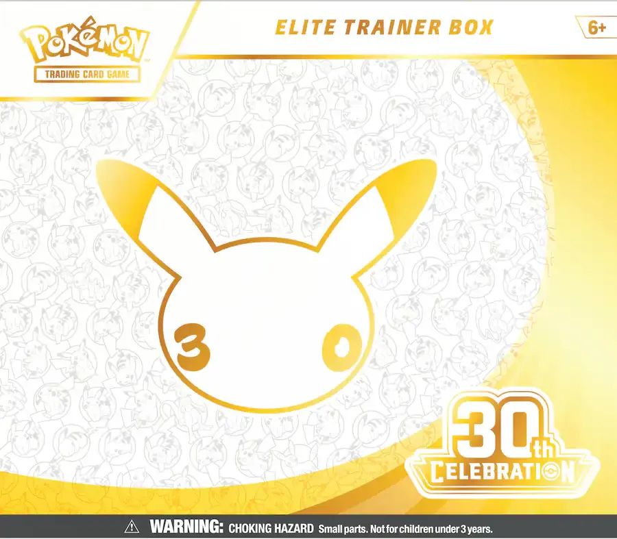Pokémon Tcg 30 Aniversario Elite Trainer Box ETB en INGLES