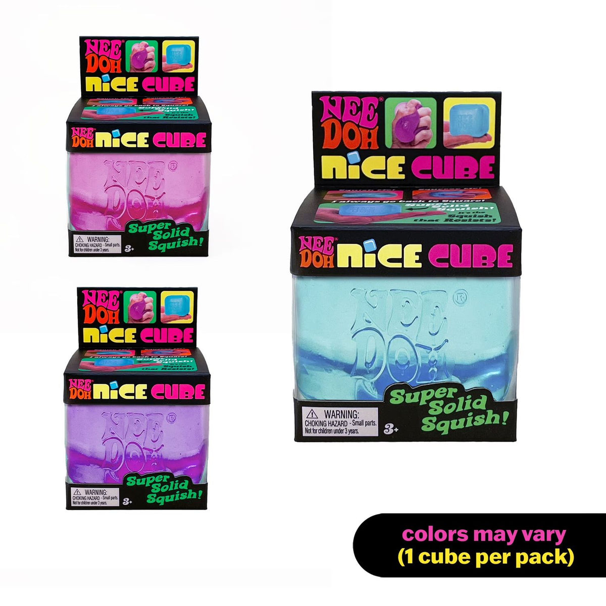 Nee Doh Squishy Schylling Nice Cube Needoh Original Color Aleatorio