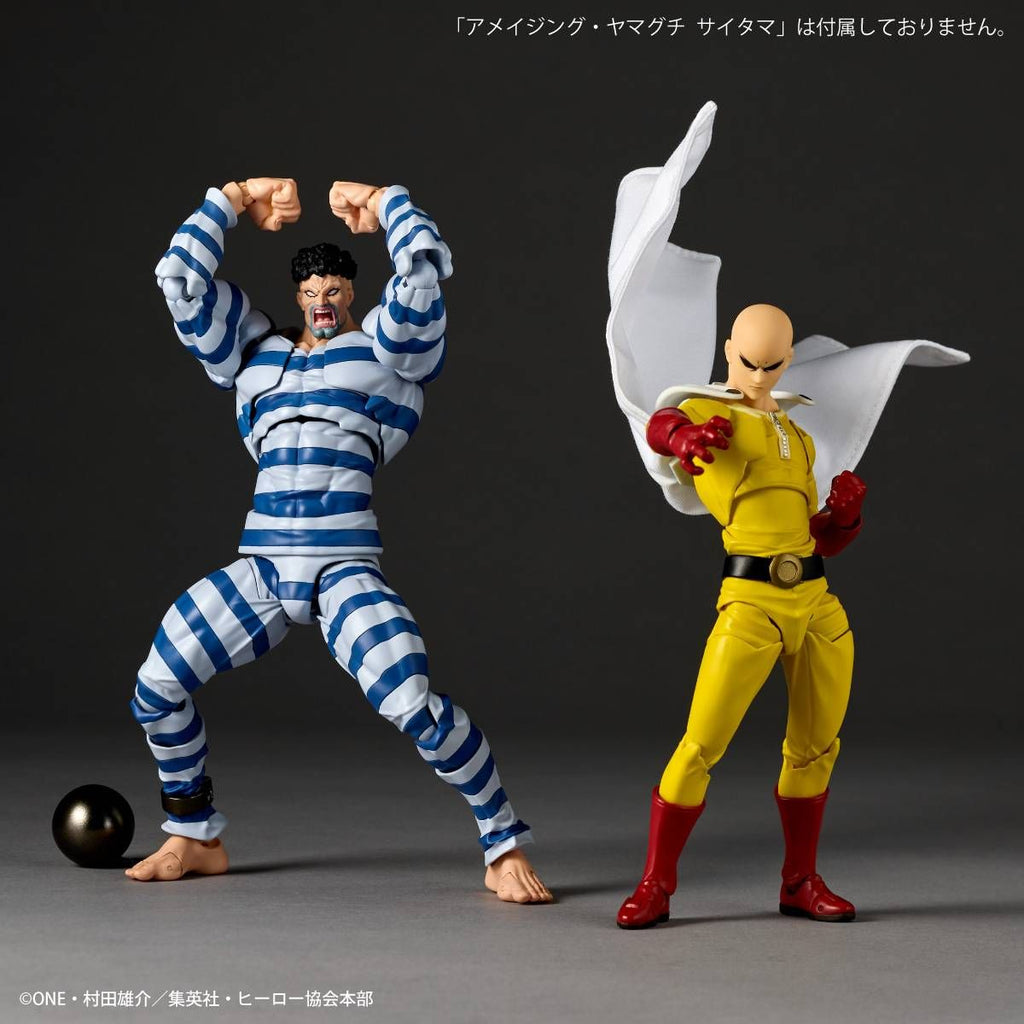 Figura Amazing Yamaguchi Revoltech: One Punch Man Puri Puri Prisoner + Bonus