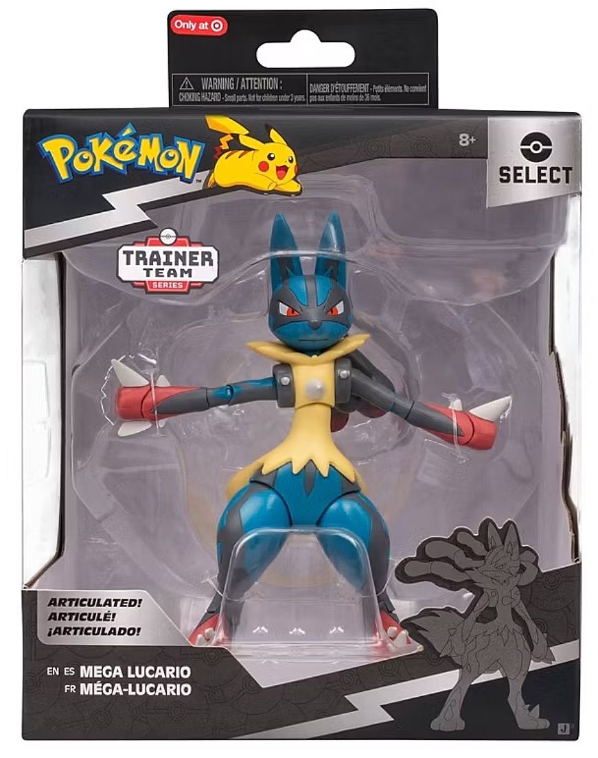 Figura de Accion Pokemon Select Series 5 Mega Lucario Exclusivo