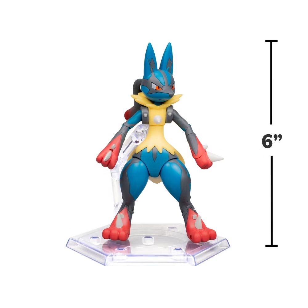 Figura de Accion Pokemon Select Series 5 Mega Lucario Exclusivo