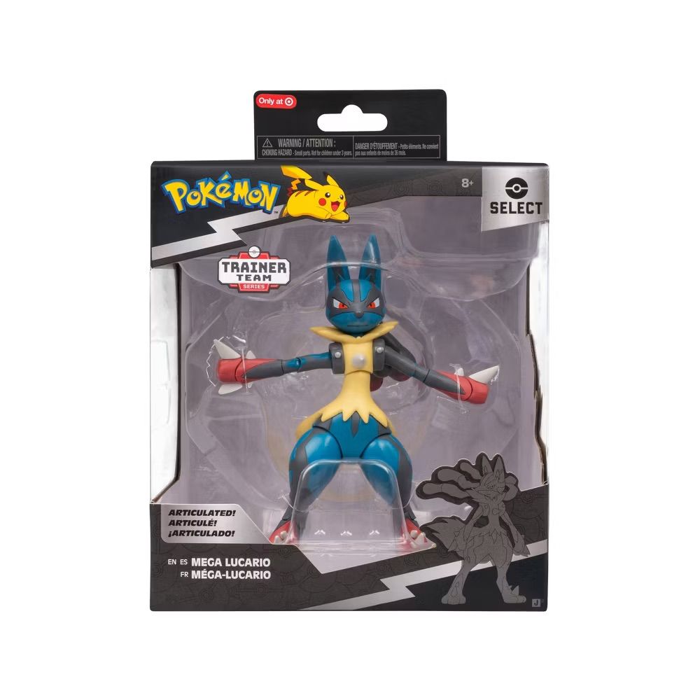 Figura de Accion Pokemon Select Series 5 Mega Lucario Exclusivo
