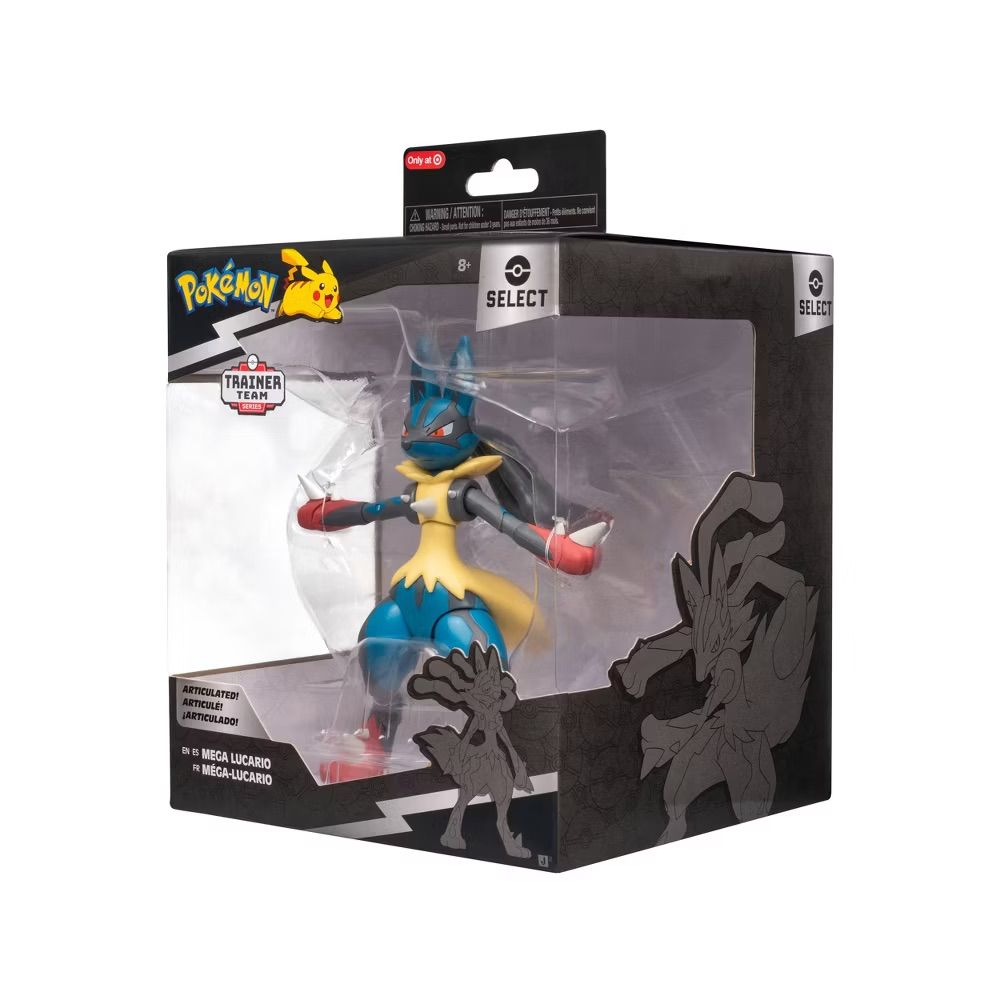 Figura de Accion Pokemon Select Series 5 Mega Lucario Exclusivo