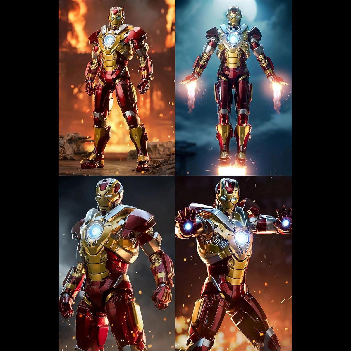 Figura Ironman 3 Avengers Iron Man Mark 17 Zd Toys Infinity Saga