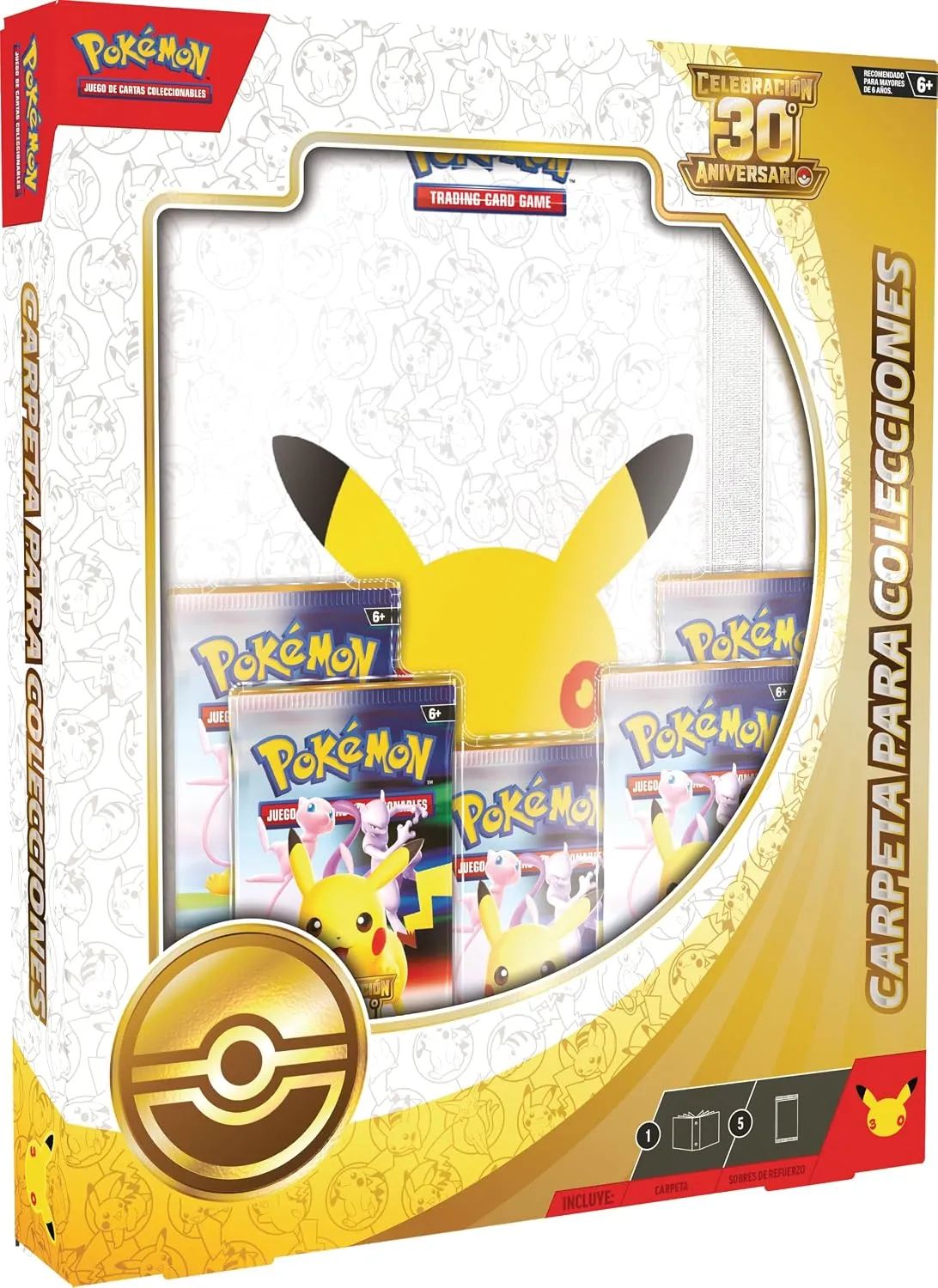 TCG Pokemon 30 Aniversario  BINDER Collection CARPETA PARA COLECCION ESPAÑOL