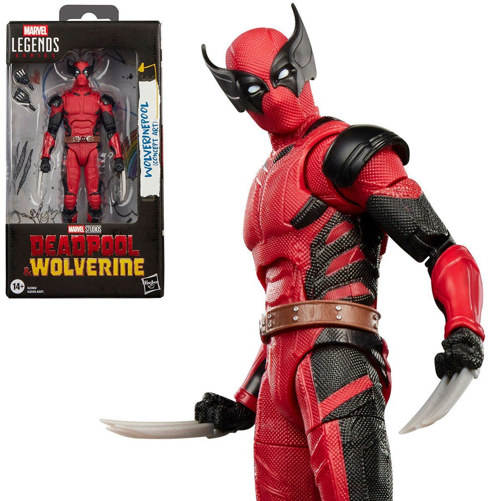 Figura Wolverinepool Marvel Legends Deadpool & Wolverine Arte Conceptual