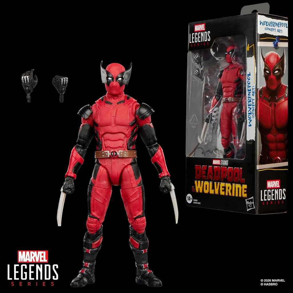 Figura Wolverinepool Marvel Legends Deadpool & Wolverine Arte Conceptual