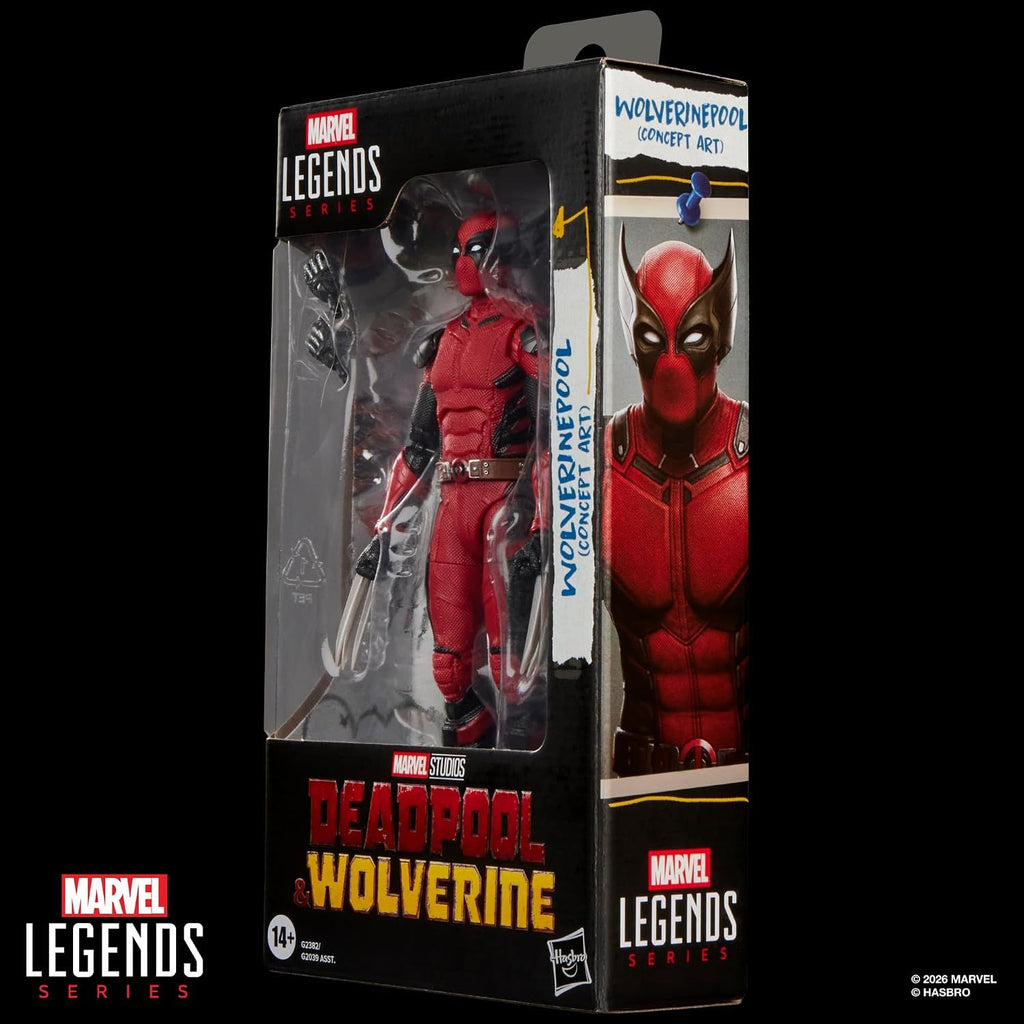 Figura Wolverinepool Marvel Legends Deadpool & Wolverine Arte Conceptual