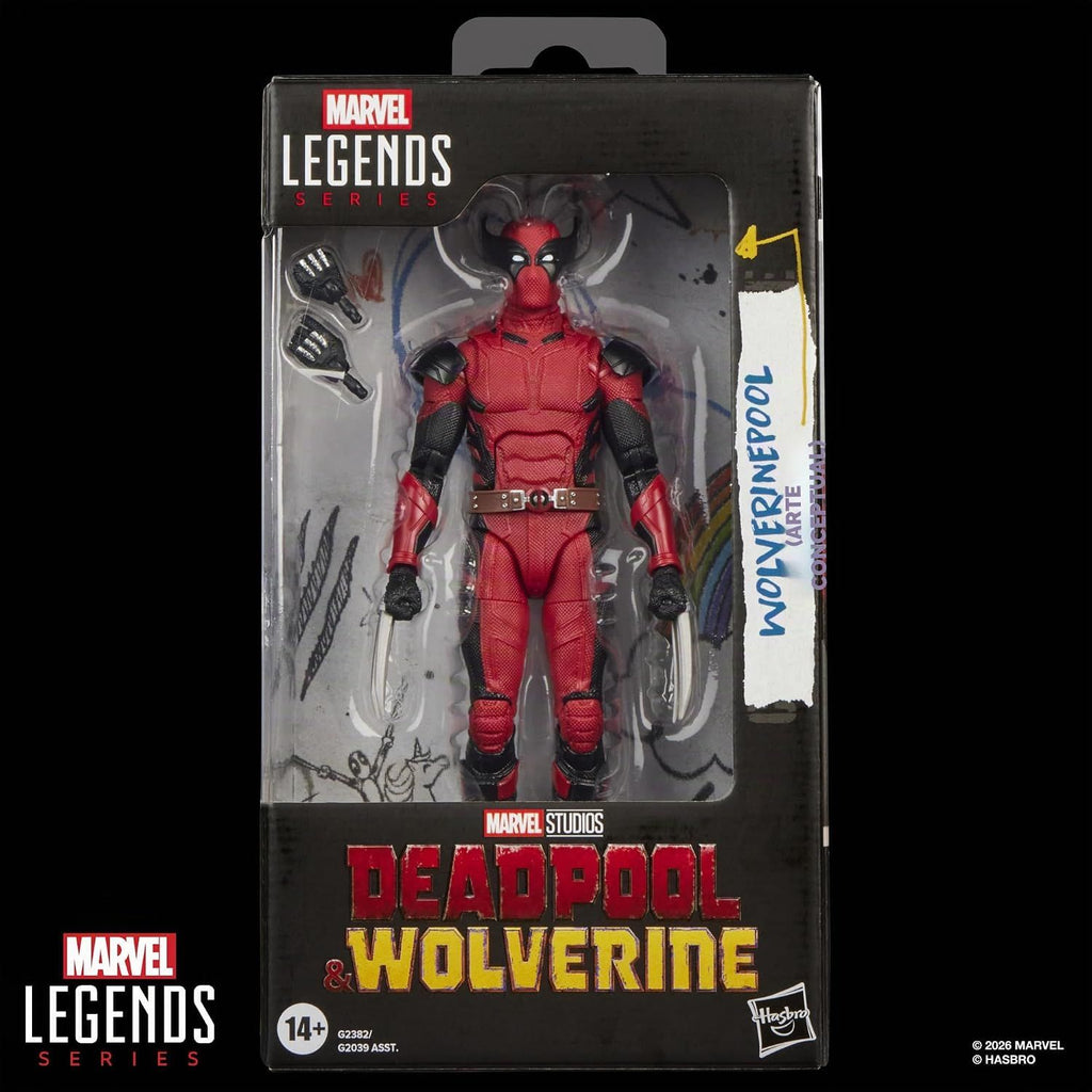 Figura Wolverinepool Marvel Legends Deadpool & Wolverine Arte Conceptual