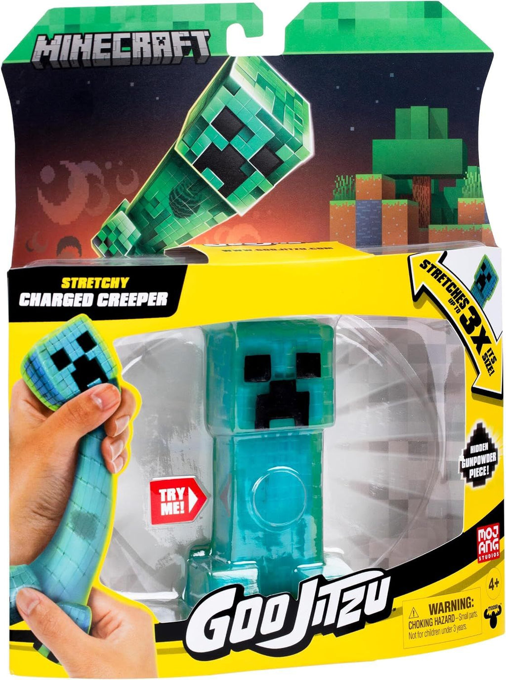 Squishy Goo Jit Zu Minecraft elásticos Enredadera Creeper Charged