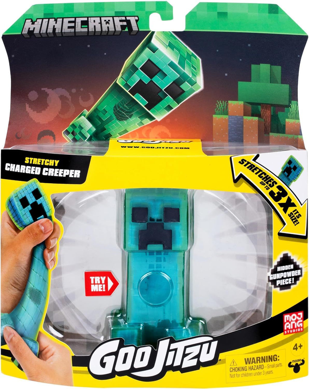 Squishy Goo Jit Zu Minecraft elásticos Enredadera Creeper Charged
