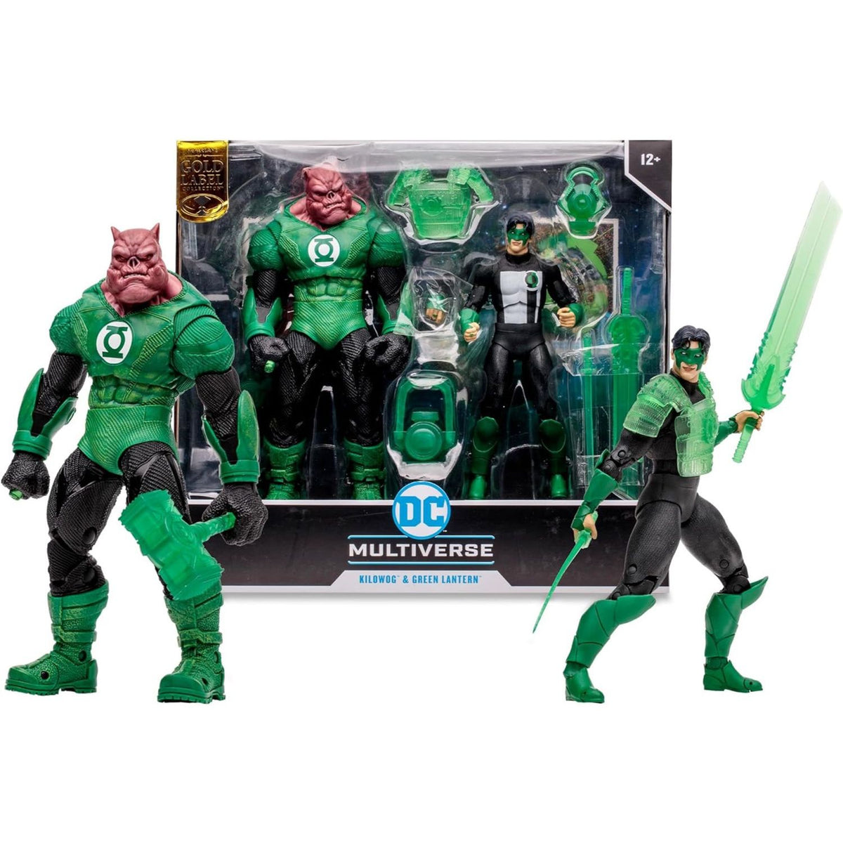 DC Kilowog & Green Lantern Gold Label Linterna Mcfarlane