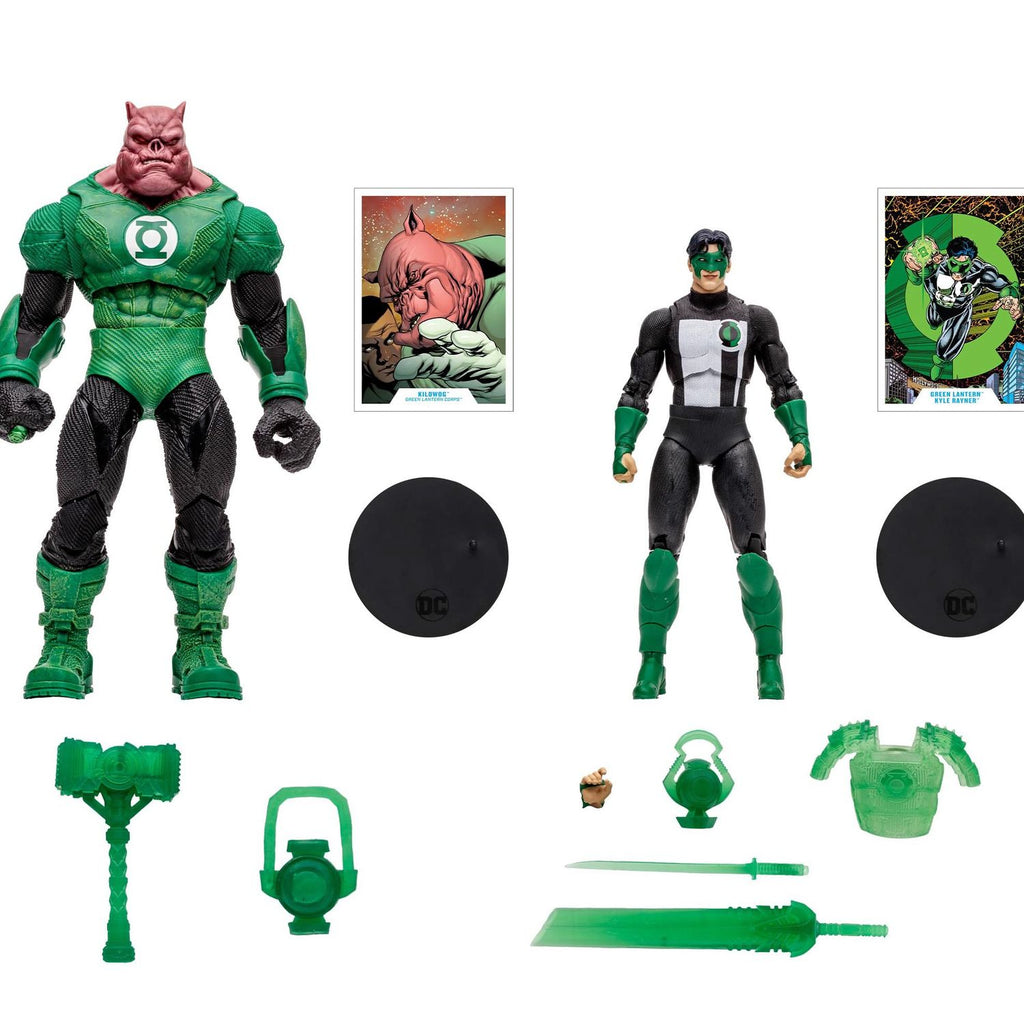 DC Kilowog & Green Lantern Gold Label Linterna Mcfarlane