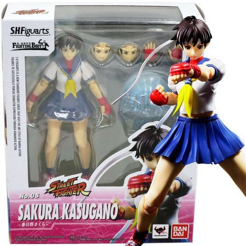 Figuira Street Fighter SH Figuarts Sakura Kasugano