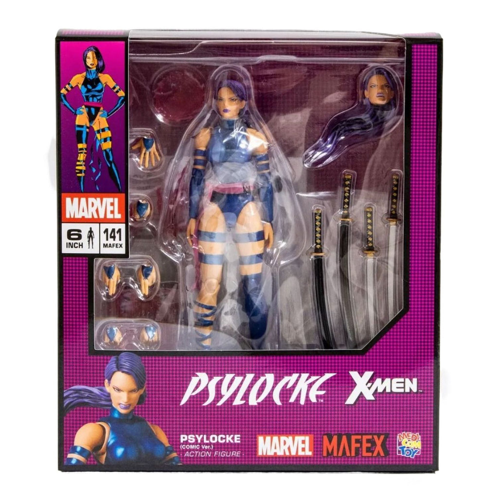 X-Men Marvel MAFEX 141 Psylocke Comic Ver