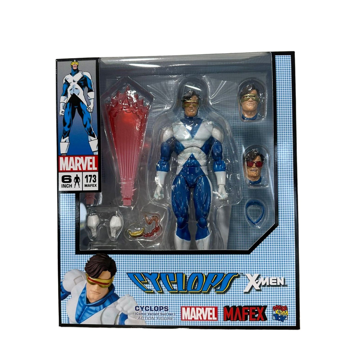 X-Men Ciclope Marvel MAFEX 173 Cyclops Variant Suit