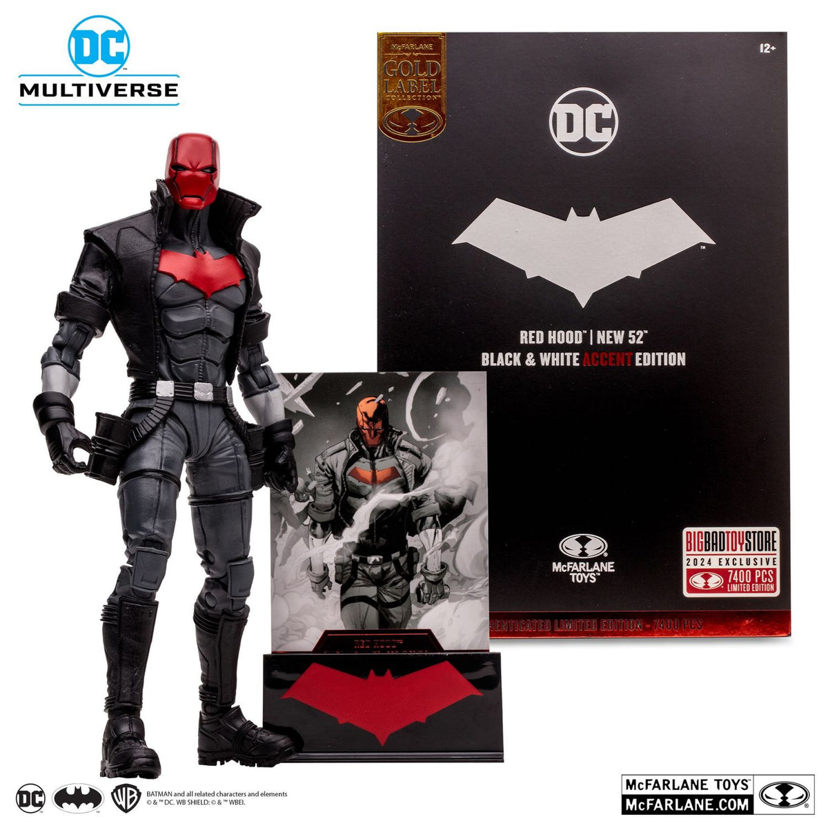 Figura DC Multiverse Red Hood Gold Label Mcfarlane