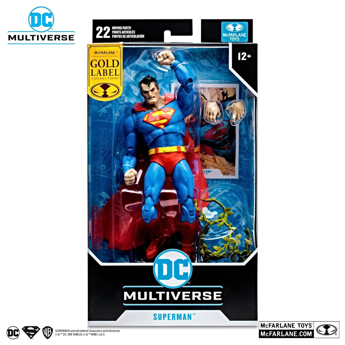 Figura Superman Hush Variant Gold Label Mcfarlane