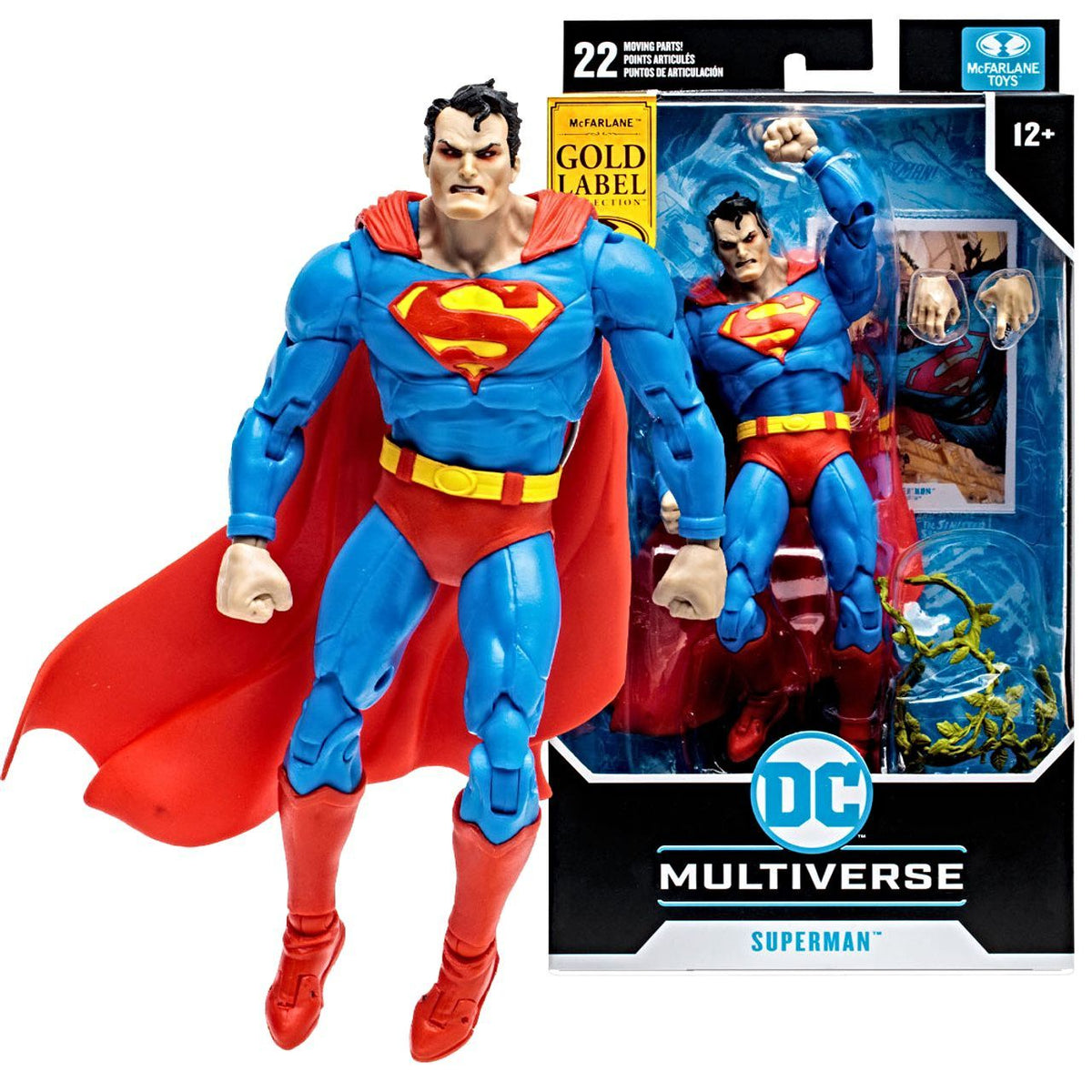 Figura Superman Hush Variant Gold Label Mcfarlane