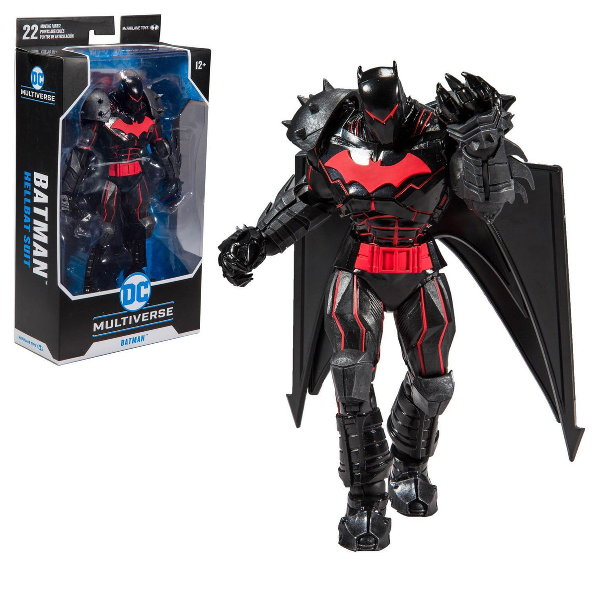 Batman And Robin Dc Multiverse Hellbat Suit Mcfarlane