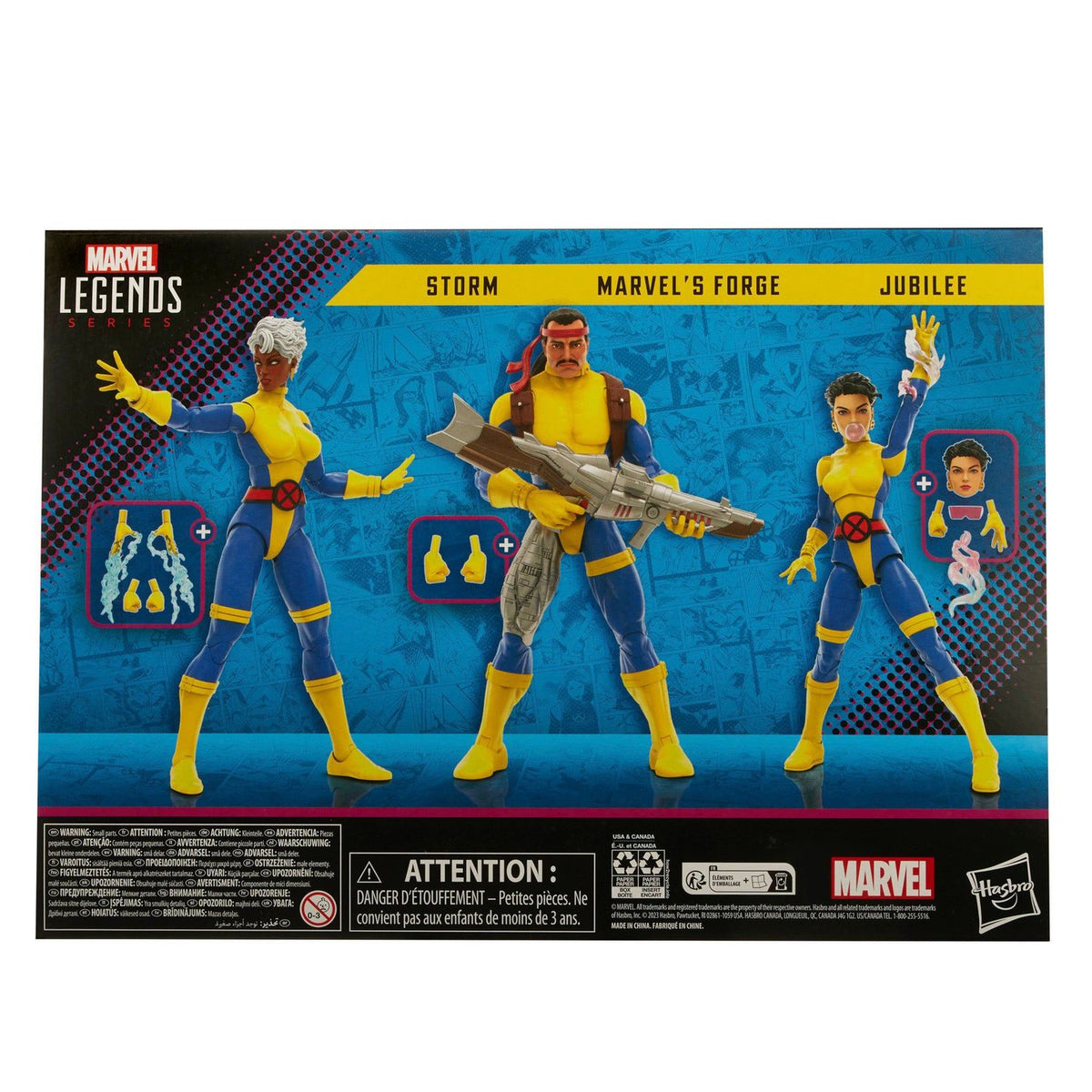 X-Men 60th Anniversary Marvel Legends Forge Storm & Jubilee