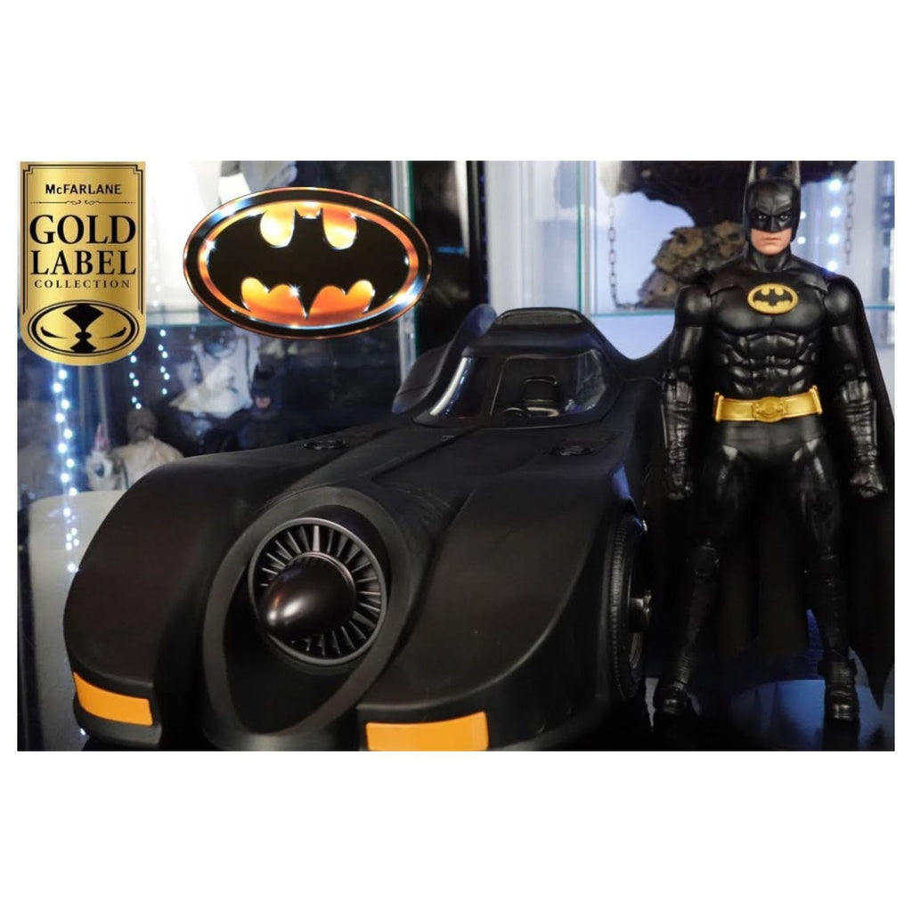 DC Multiverse 1989 Batman & Batmobile Gold Label Mcfarlane