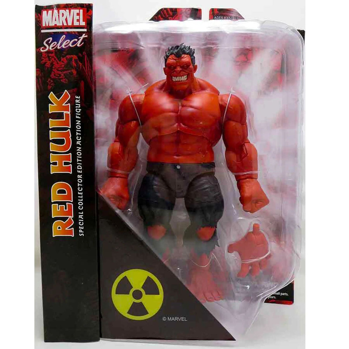 Figura de Acción Marvel Select Red Hulk Rojo