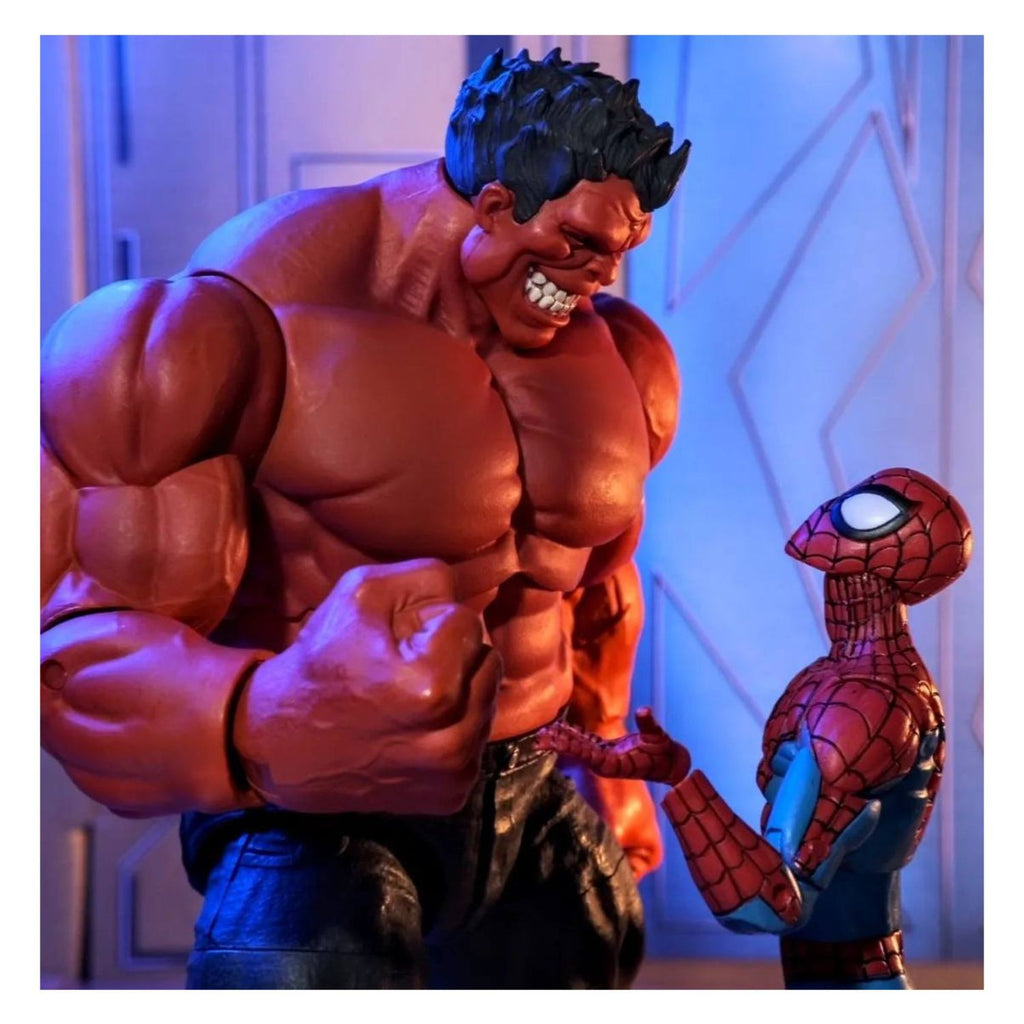 Figura de Acción Marvel Select Red Hulk Rojo