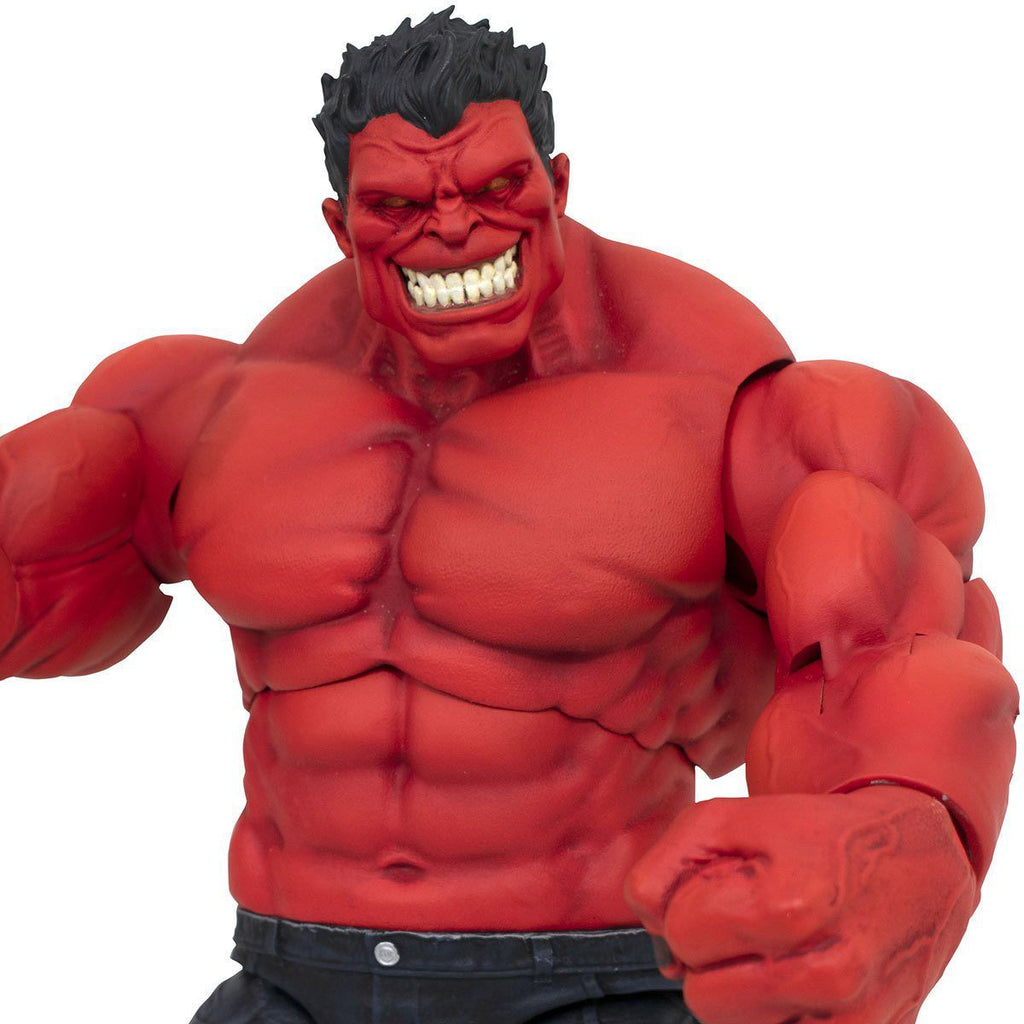 Figura de Acción Marvel Select Red Hulk Rojo